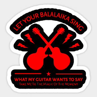 Guitar Lovers Sticker